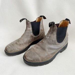 Blundstone Classic Boot Steel Grey Leather Chelsea Boots